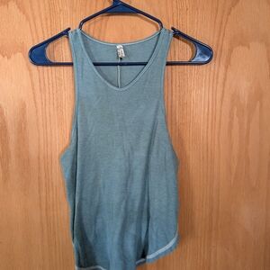 Free People Teal Tank Top